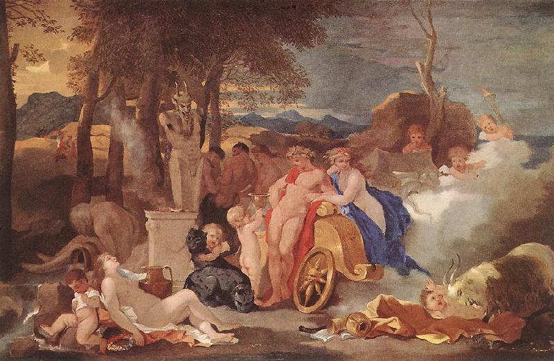 Bourdon, Sebastien Bacchus and Ceres with Nymphs and Satyrs